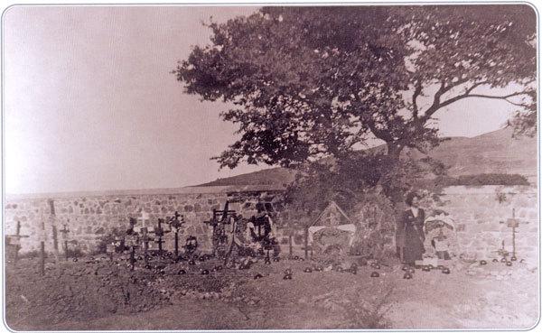 Русские могилы на международном военном кладбище у г. Мудрое. Май 1921 г.